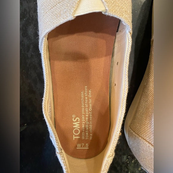 TOMS Avalon slip-on sneaker rose gold metallic woven - Picture 4 of 7